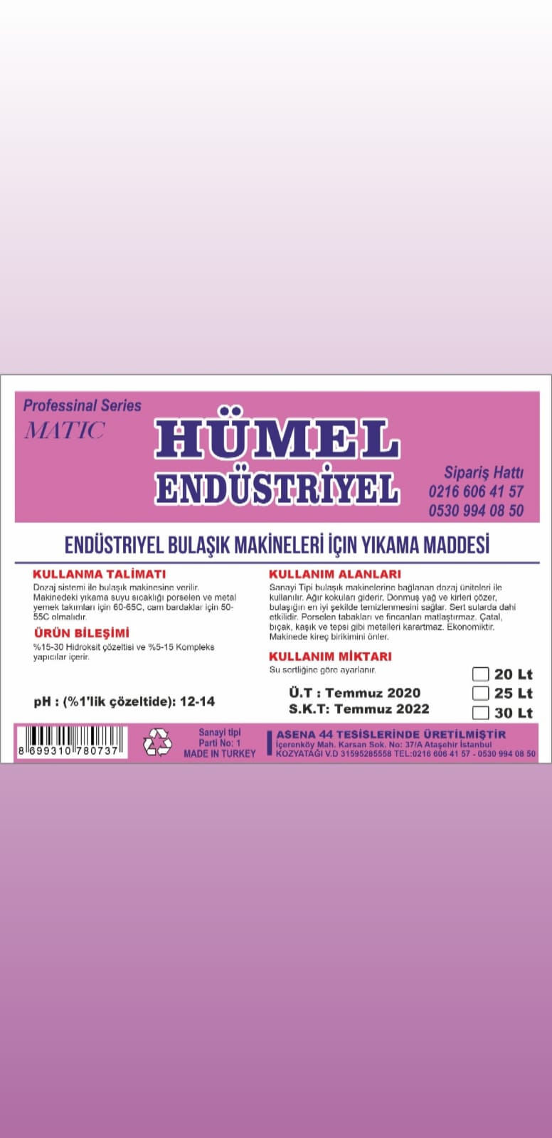 Darıca Endüstriyel Bulaşık Makinesi Kireç Çözücü <p> 0262 641 40 14